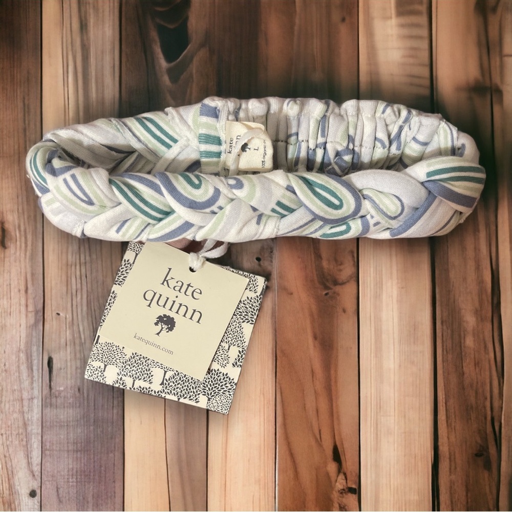 Kate Quinn baby girl organic braided headband size large 12-24m